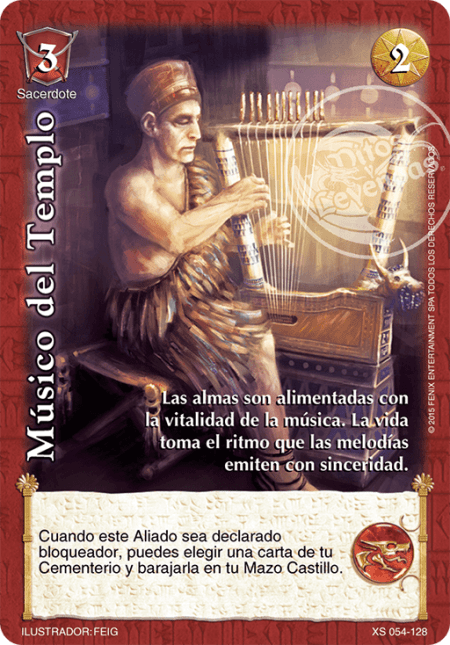 (XS-054-128) Músico del Templo – Cortesano - Devastation Store | Devastation Store