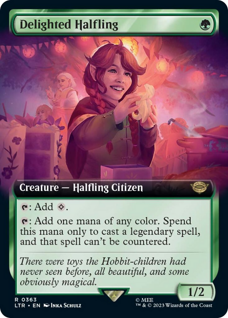 Delighted Halfling (Extended Art) [The Lord of the Rings: Tales of Middle-Earth] | Devastation Store