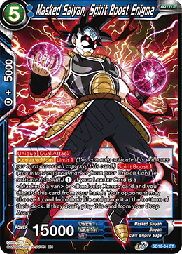 Masked Saiyan, Spirit Boost Enigma (Starter Deck - Darkness Reborn) (SD16-04) [Cross Spirits] | Devastation Store