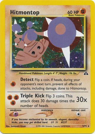 Hitmontop (3/75) [Neo Discovery Unlimited] | Devastation Store