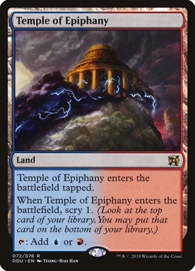 Temple of Epiphany [Duel Decks: Elves vs. Inventors] - Devastation Store | Devastation Store