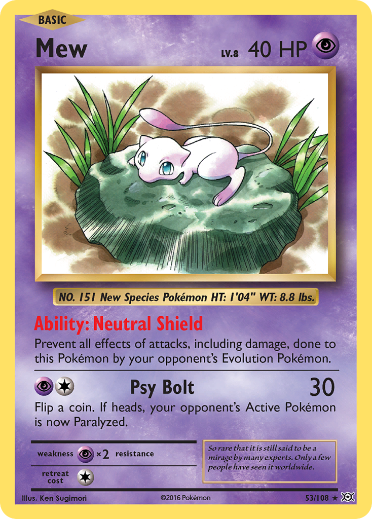 Mew (53/108) [XY: Evolutions] | Devastation Store