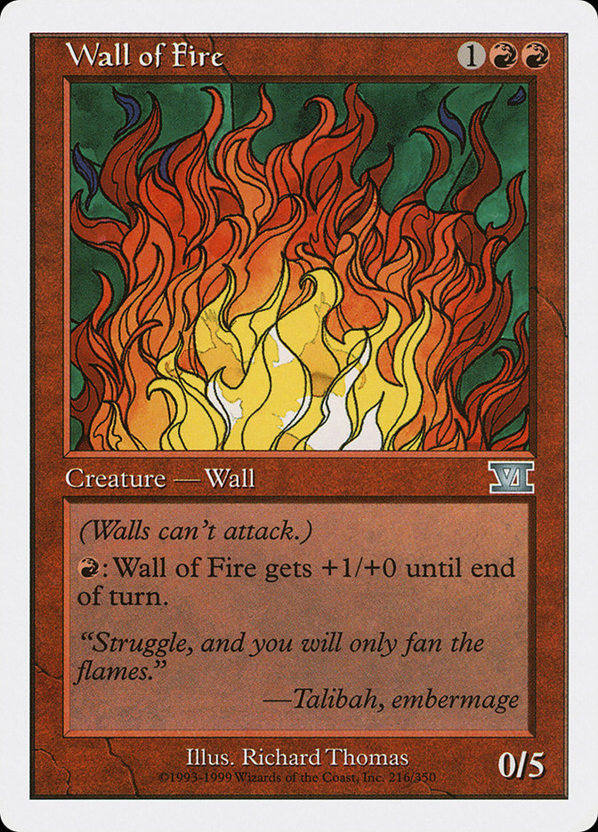 Wall of Fire [Classic Sixth Edition] | Devastation Store