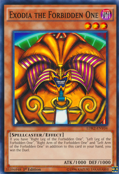 Exodia the Forbidden One [LDK2-ENY04] Common | Devastation Store