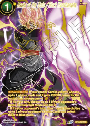 Realm of the Gods - Black Kamehameha (SPR) [BT16-092] | Devastation Store