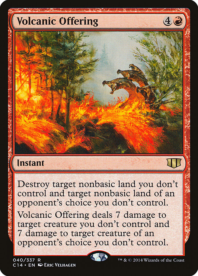 Volcanic Offering [Commander 2014] | Devastation Store
