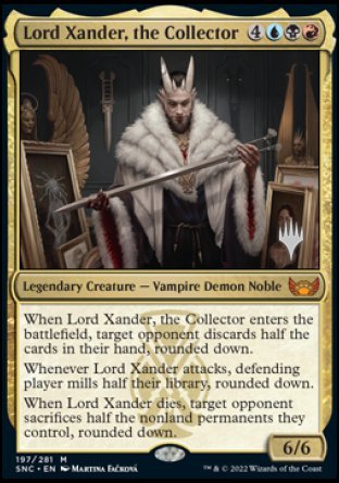 Lord Xander, the Collector (Promo Pack) [Streets of New Capenna Promos] | Devastation Store