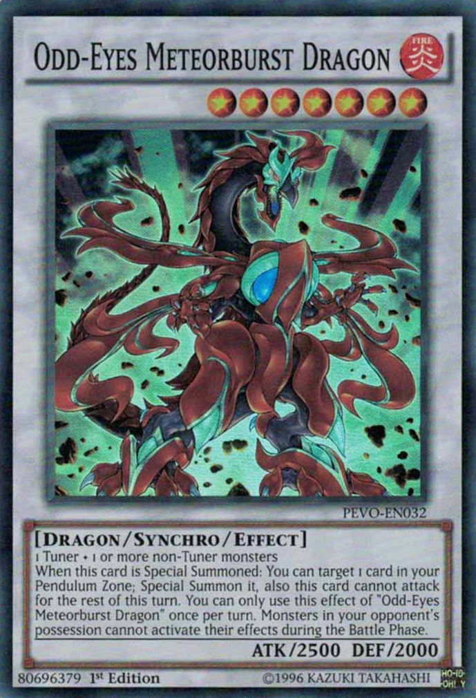 Odd-Eyes Meteorburst Dragon [PEVO-EN032] Super Rare | Devastation Store
