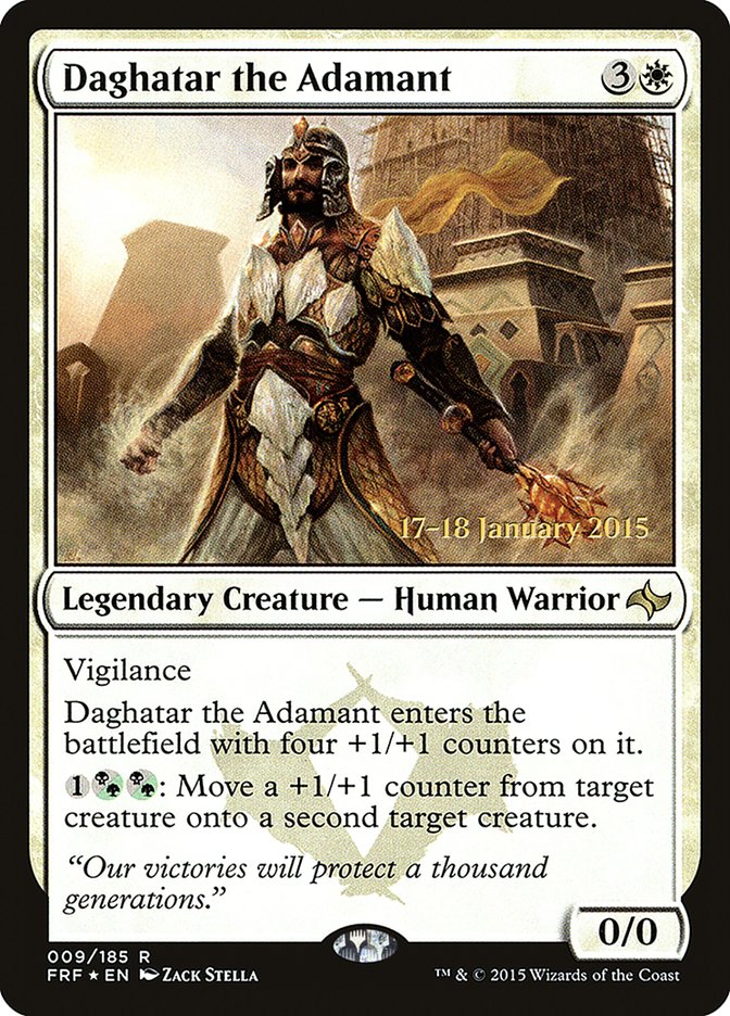Daghatar the Adamant  [Fate Reforged Prerelease Promos] | Devastation Store