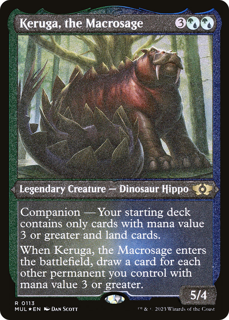 Keruga, the Macrosage (Foil Etched) [Multiverse Legends] | Devastation Store