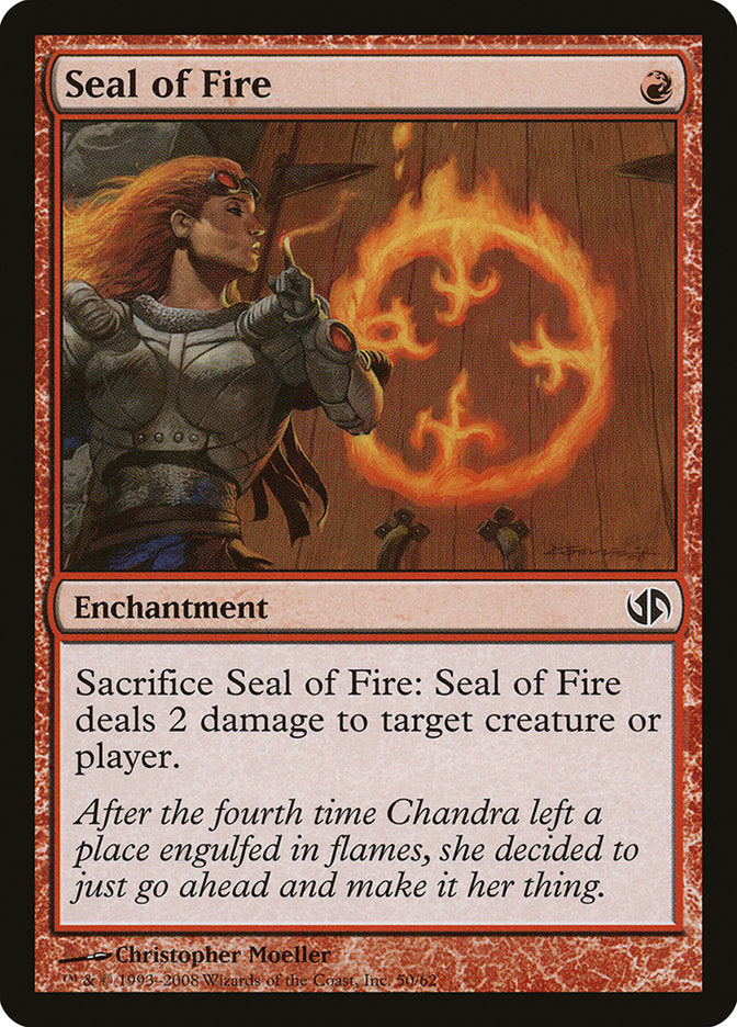 Seal of Fire [Duel Decks: Jace vs. Chandra] | Devastation Store