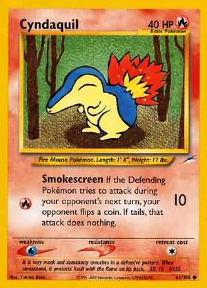 Cyndaquil (61/105) [Neo Destiny Unlimited] | Devastation Store