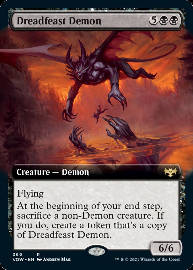 Dreadfeast Demon (Extended) [Innistrad: Crimson Vow] | Devastation Store