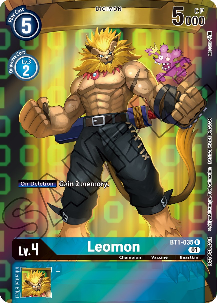 Leomon [BT1-035] (Tamer's Card Set 1) [Release Special Booster Ver.1.0] | Devastation Store
