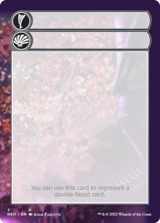Helper Card (3/9) [Kamigawa: Neon Dynasty Tokens] | Devastation Store