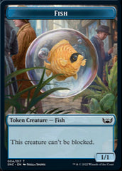 Fish // Dog Double-sided Token [Streets of New Capenna Tokens] | Devastation Store