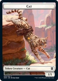 Cat // Insect Double-sided Token [Zendikar Rising Tokens] | Devastation Store