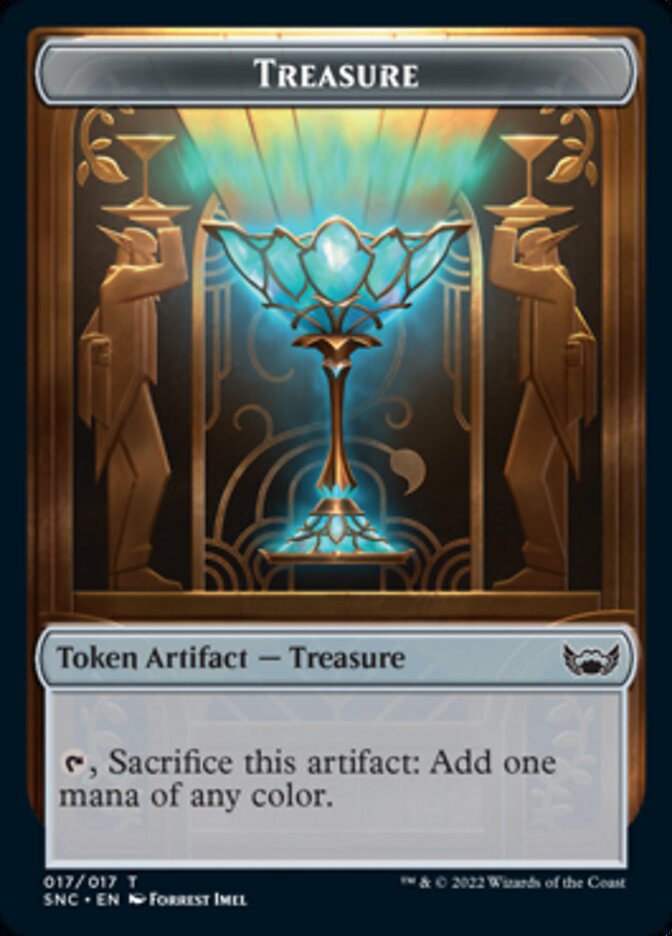 Treasure Token (017) [Streets of New Capenna Tokens] | Devastation Store