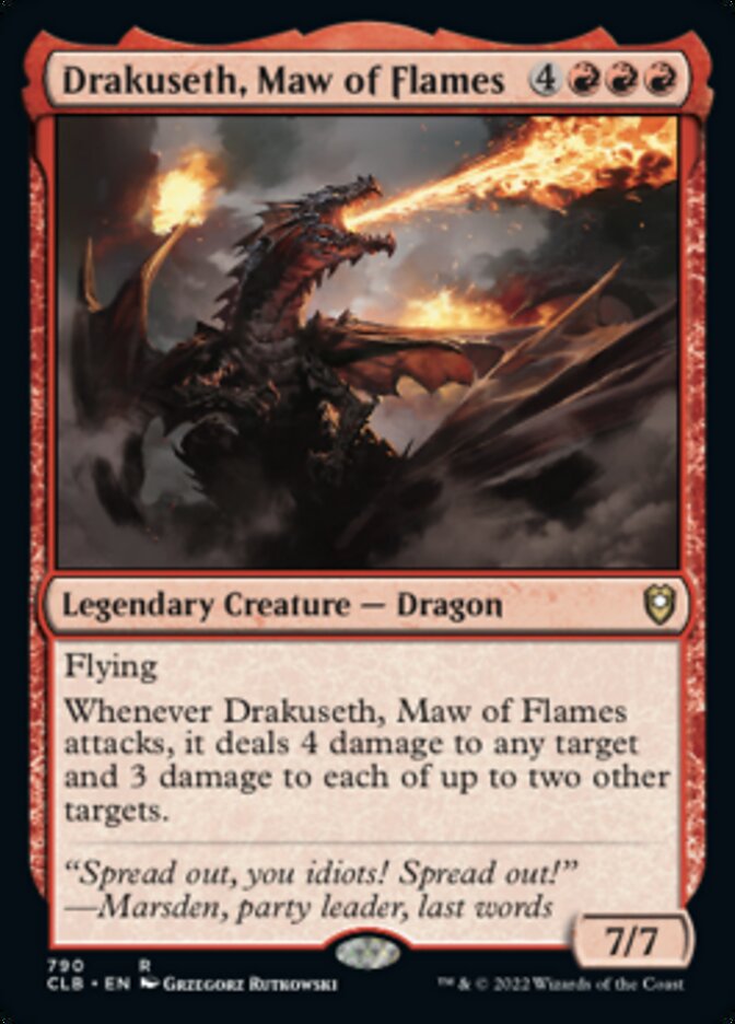 Drakuseth, Maw of Flames [Commander Legends: Battle for Baldur's Gate] | Devastation Store