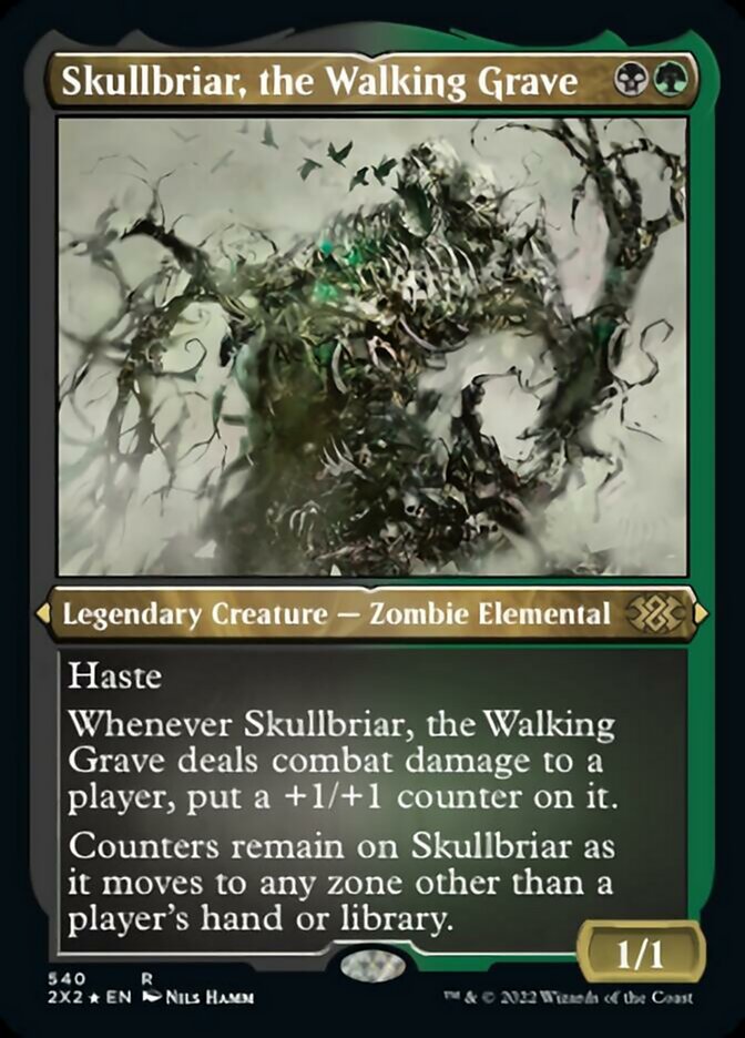 Skullbriar, the Walking Grave (Foil Etched) [Double Masters 2022] | Devastation Store