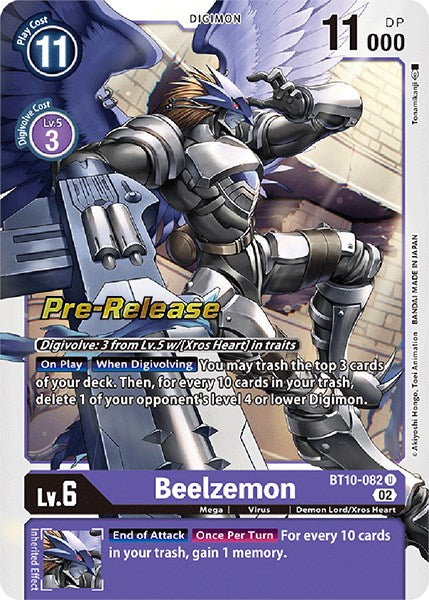 Beelzemon [BT10-082] [Xros Encounter Pre-Release Cards] | Devastation Store