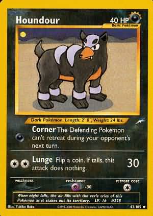 Houndour (43/105) [Neo Destiny Unlimited] | Devastation Store