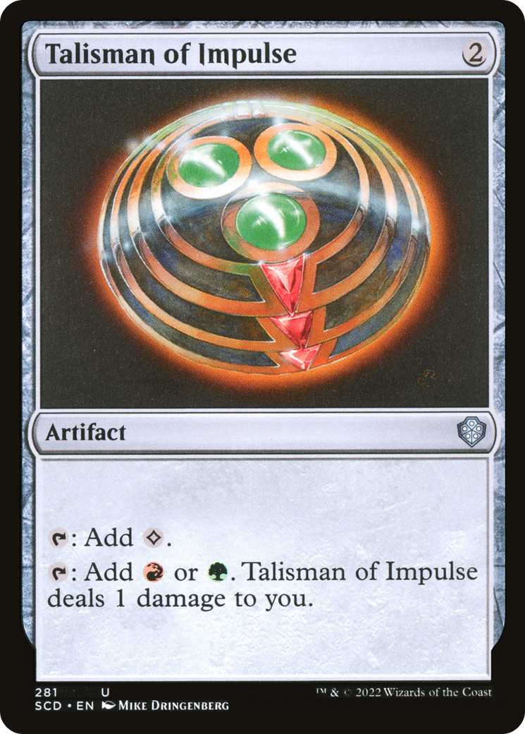 Talisman of Impulse [Starter Commander Decks] | Devastation Store