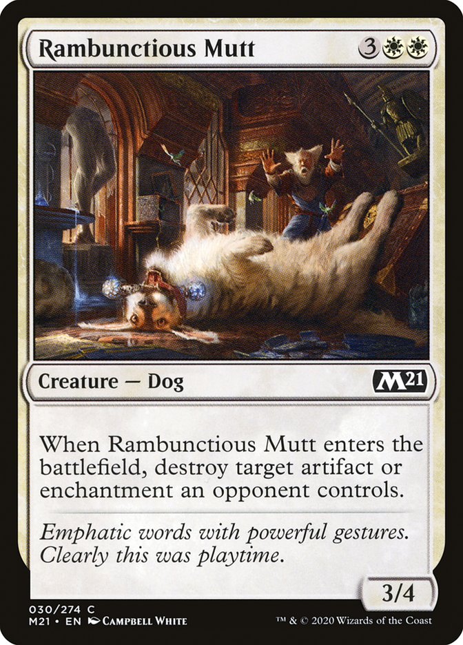 Rambunctious Mutt [Core Set 2021] | Devastation Store