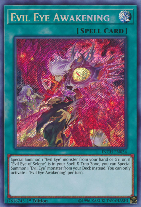 Evil Eye Awakening [INCH-EN034] Secret Rare | Devastation Store