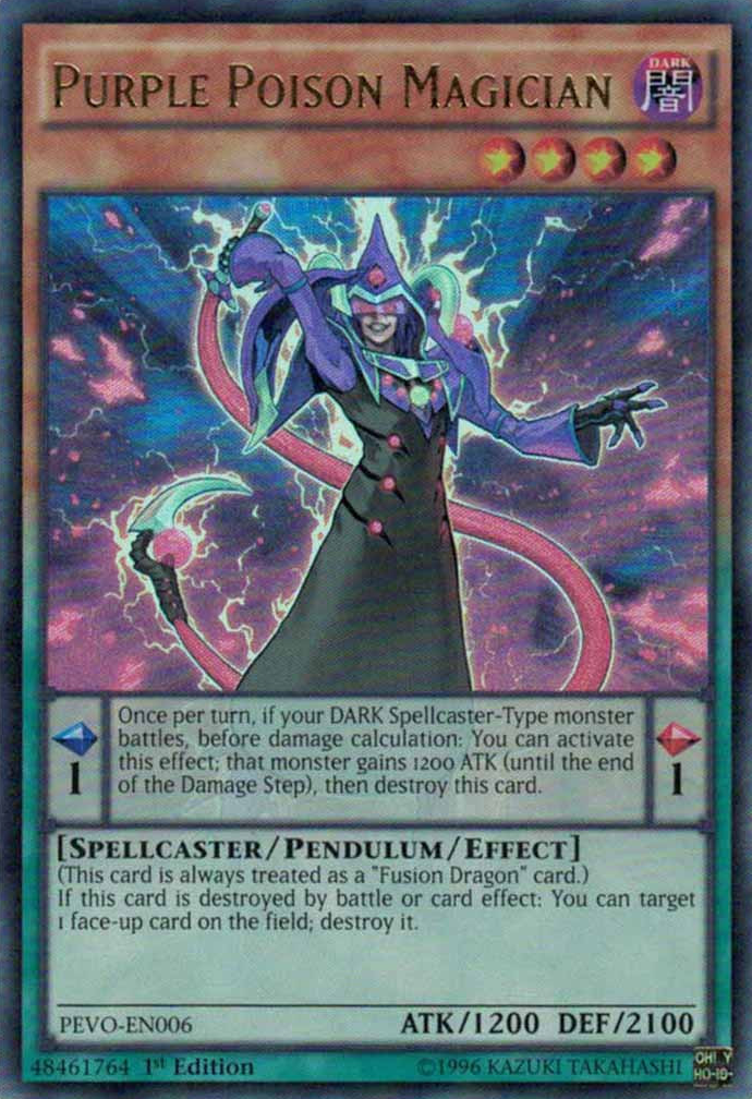 Purple Poison Magician [PEVO-EN006] Ultra Rare | Devastation Store
