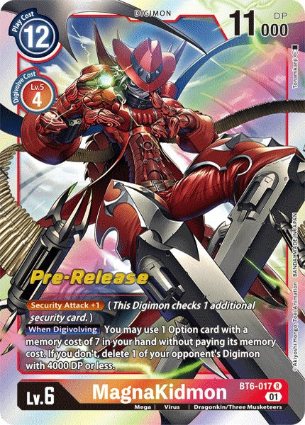 MagnaKidmon [BT6-017] [Double Diamond Pre-Release Cards] | Devastation Store