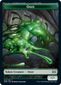 Ooze // Wurm (029) Double-sided Token [Double Masters Tokens] | Devastation Store