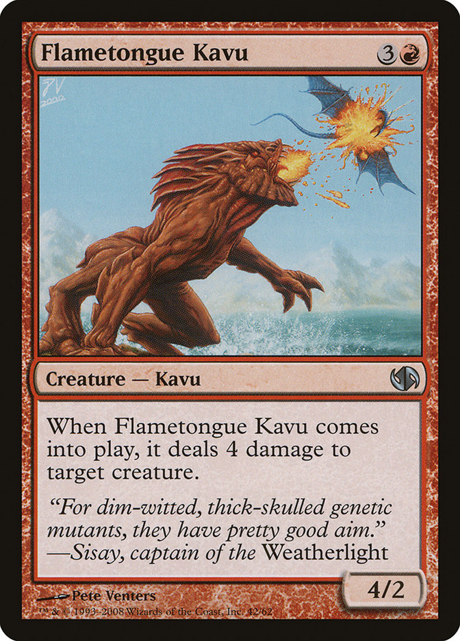 Flametongue Kavu [Duel Decks: Jace vs. Chandra] | Devastation Store