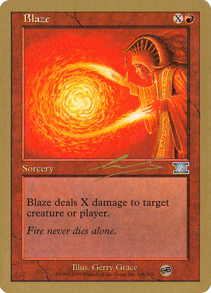 Blaze (Nicolas Labarre) [World Championship Decks 2000] | Devastation Store
