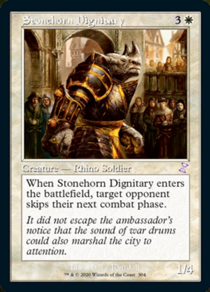 Stonehorn Dignitary (Timeshifted) [Time Spiral Remastered] | Devastation Store