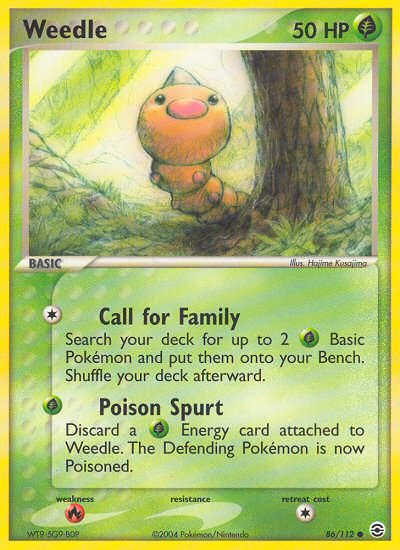 Weedle (86/112) [EX: FireRed & LeafGreen] | Devastation Store