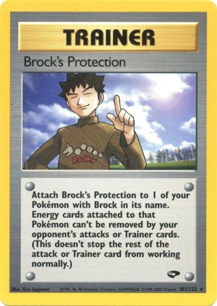 Brock's Protection (101/132) [Gym Challenge Unlimited] | Devastation Store