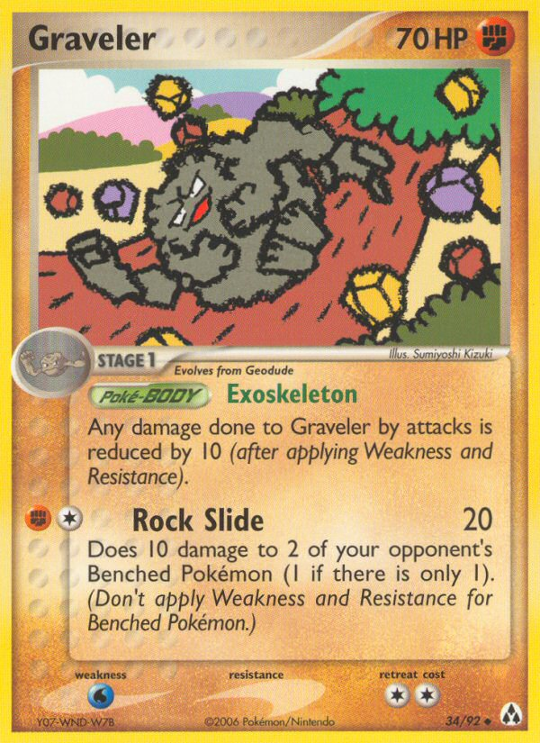 Graveler (34/92) [EX: Legend Maker] | Devastation Store