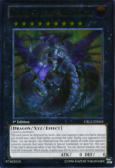 Number 92: Heart-eartH Dragon [CBLZ-EN045] Ultimate Rare | Devastation Store
