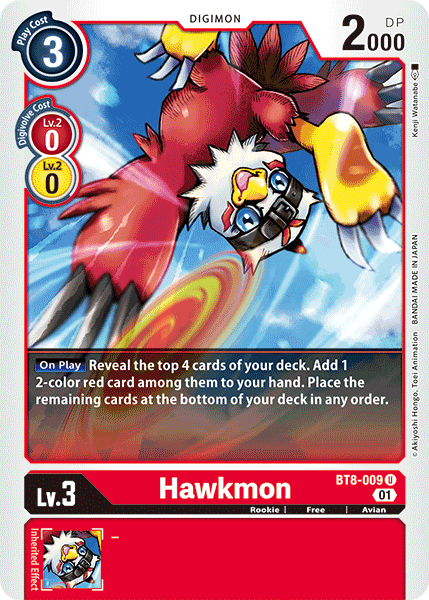 Hawkmon [BT8-009] [New Awakening] | Devastation Store