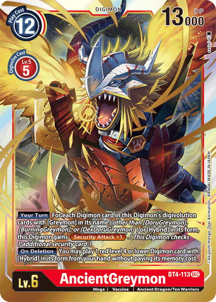 AncientGreymon [BT4-113] [Great Legend] | Devastation Store