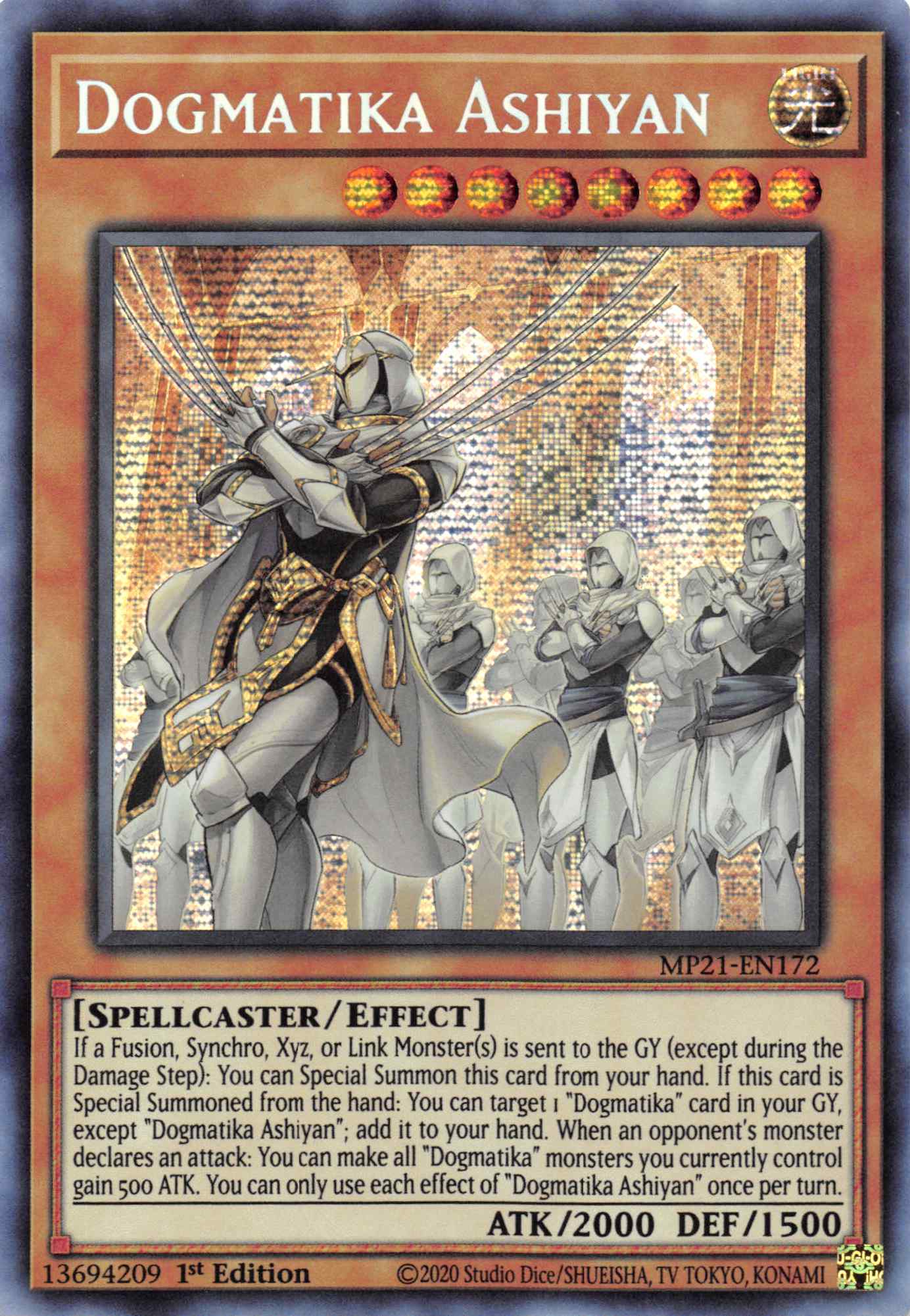 Dogmatika Ashiyan [MP21-EN172] Prismatic Secret Rare | Devastation Store