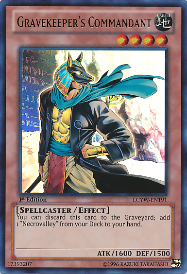 Gravekeeper's Commandant [LCYW-EN191] Ultra Rare | Devastation Store