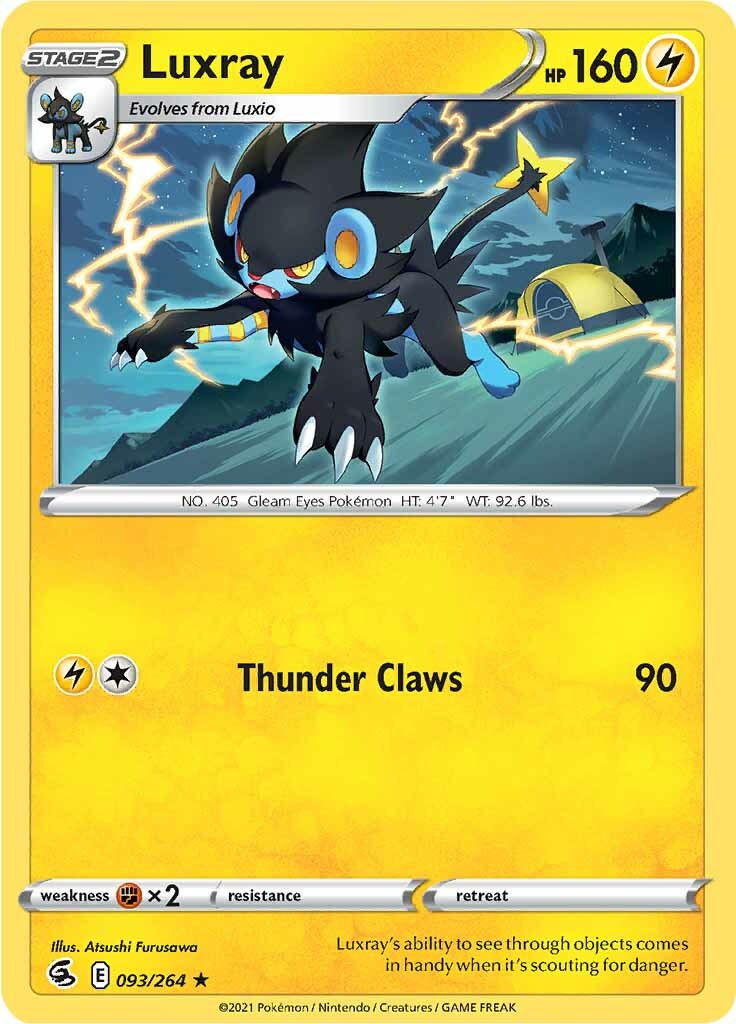 Luxray (093/264) [Sword & Shield: Fusion Strike] | Devastation Store