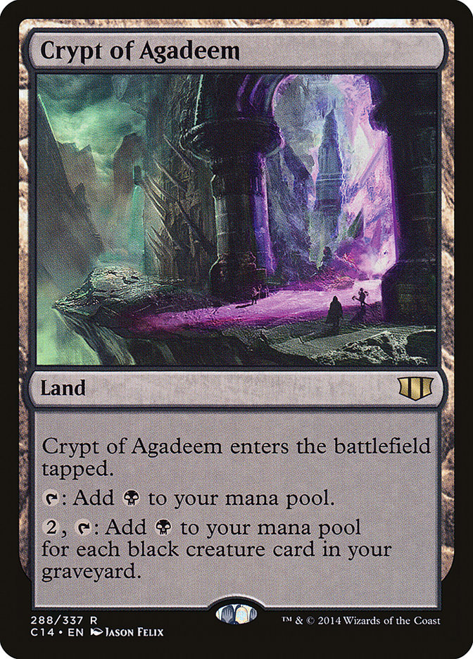 Crypt of Agadeem [Commander 2014] | Devastation Store