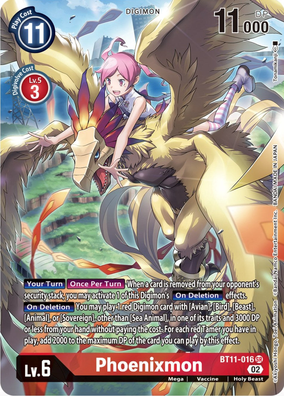 Phoenixmon [BT11-016] (Alternate Art) [Dimensional Phase] | Devastation Store