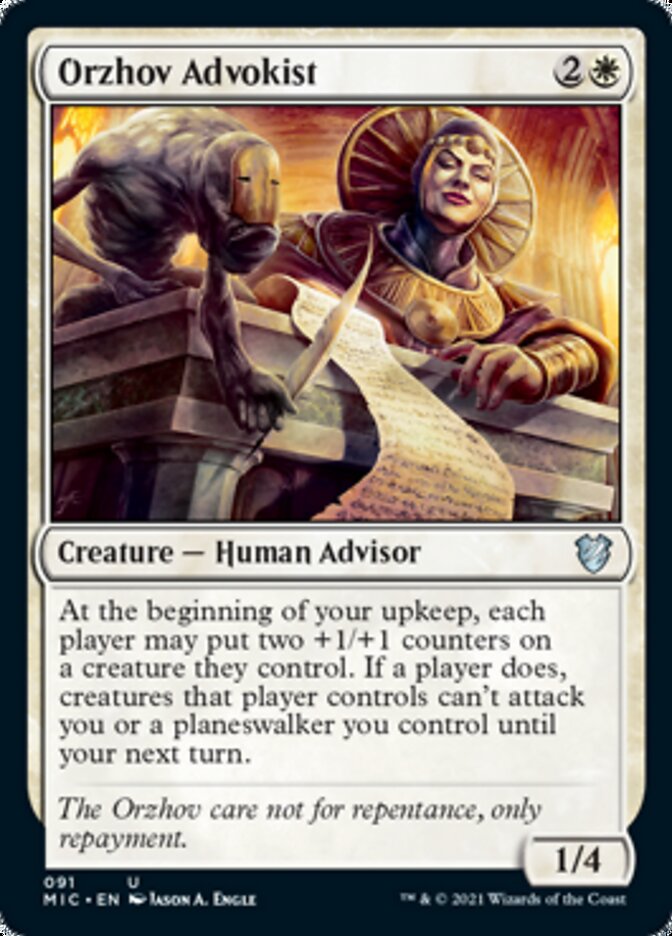 Orzhov Advokist [Innistrad: Midnight Hunt Commander] | Devastation Store