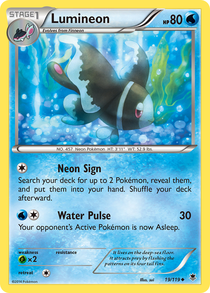 Lumineon (19/119) [XY: Phantom Forces] | Devastation Store