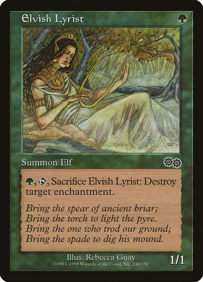 Elvish Lyrist [Urza's Saga] - Devastation Store | Devastation Store