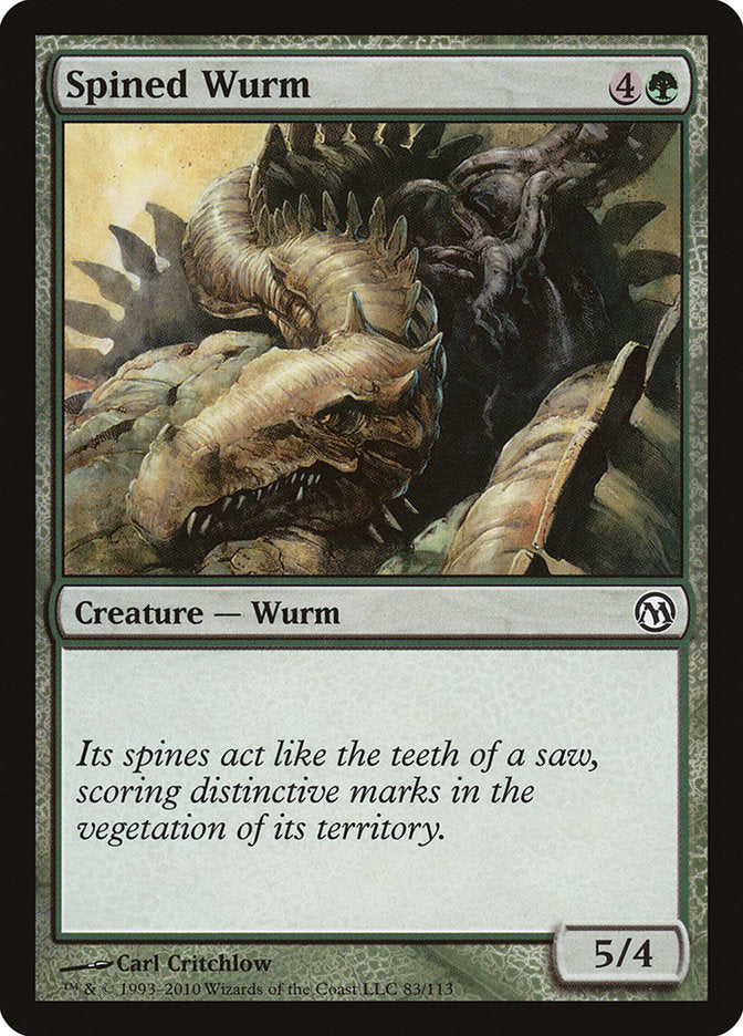 Spined Wurm [Duels of the Planeswalkers] | Devastation Store